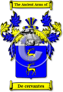 De cervantes Family Crest Download (JPG) Legacy Series - 600 DPI